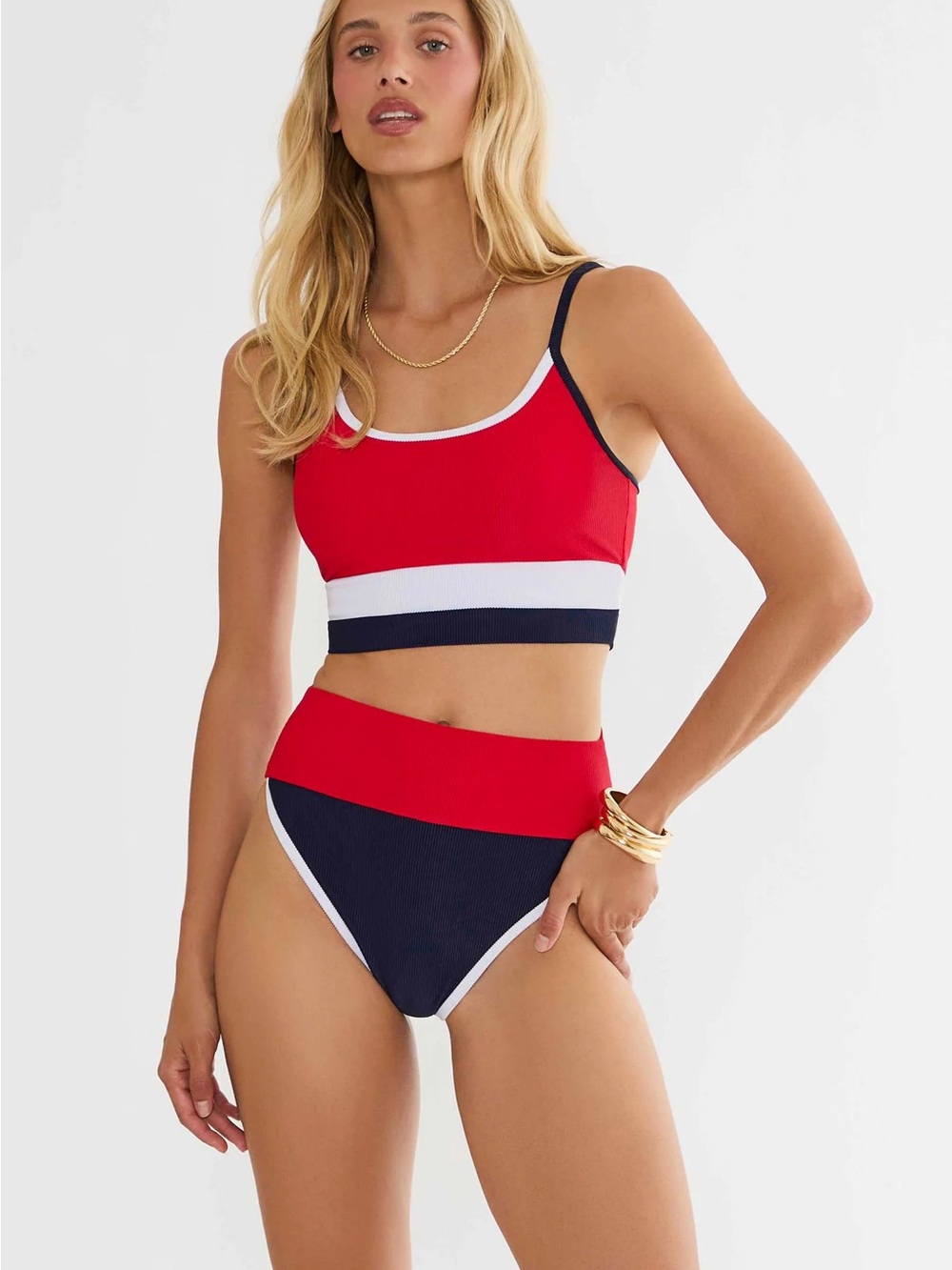 Beach Riot Eva Top Twilight Firework Colorblock